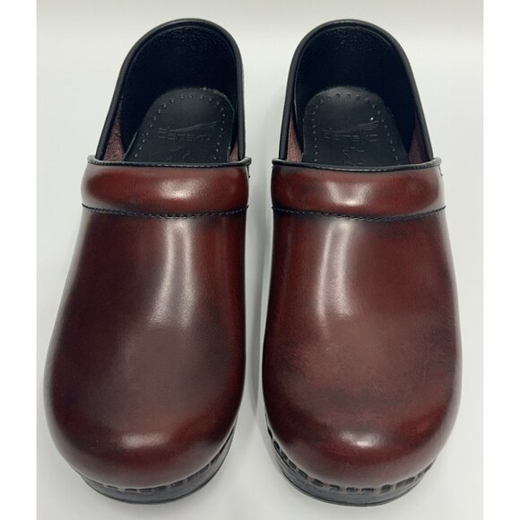 NEW Dansko Professional Leather Clog Cabrio Burgundy cordovan Size 39 / US 8.5-9 - Picture 3 of 9
